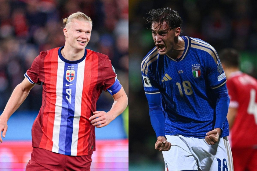 Mục tiêu trận thắng của Ý trước Na Uy đang là thử thách lớn (Ảnh: X).