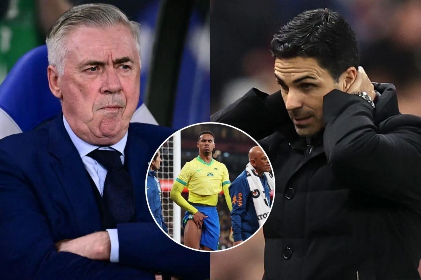 Carlo Ancelotti xin lỗi Arsenal sau trận giao hữu vừa qua 6 Ancelotti xin lỗi Arsenal về chấn thương của Gabriel.