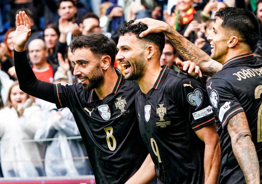 Bồ Đào Nha có mạnh hơn khi thiếu vắng Ronaldo? 5 Dàn sao Bồ Đào Nha vẫn chơi hay dù vắng Ronaldo - Ảnh: BBC