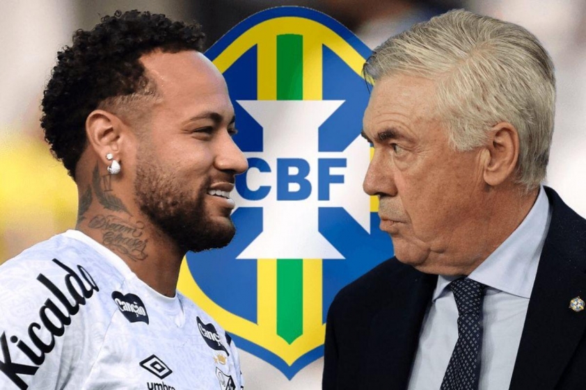 HLV Carlo Ancelotti cho Neymar 6 tháng để giành suất dự World Cup 2026 (Ảnh: X).