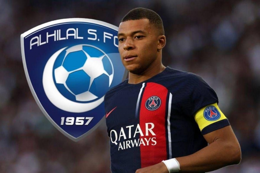 Số tiền PSG yêu cầu bồi thường bao gồm khoản tiền trị giá 300 triệu euro mà Al Hilal đã đề nghị vào năm 2023 cho Mbappe (Ảnh: SportsTiger).