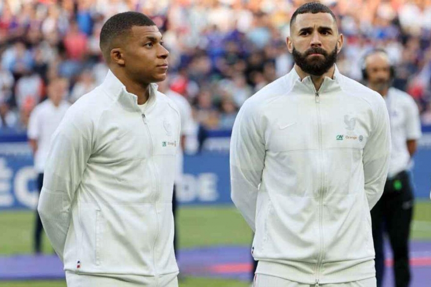 Benzema kêu gọi Mbappe thể hiện nhiều hơn cho Real Madrid ở các trận lớn (Ảnh: ESPN).