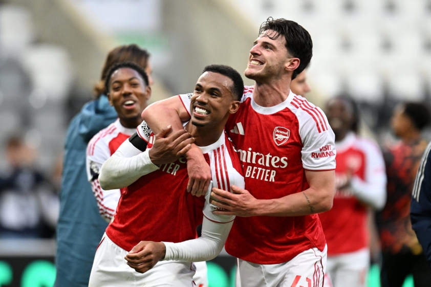 Arsenal đang được đánh giá là đội có tỉ lệ vô địch Ngoại Hạng Anh năm nay cao nhất/(Ảnh: Goal)