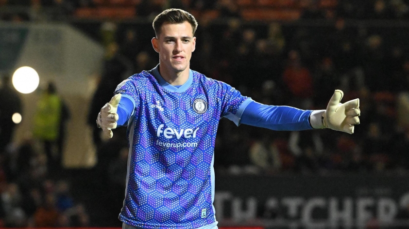 Radek Vitek đang được HLV tin tưởng và trao suất bắt chính tại Bristol City.(Ảnh: EFL)