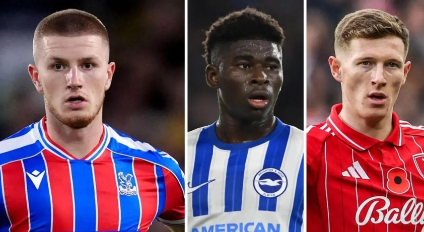 Wharton - Baleba - Anderson: Ba mục tiêu hàng đầu của Quỷ đỏ trong kỳ chuyển nhượng mùa đông này. (Ảnh: Goal)