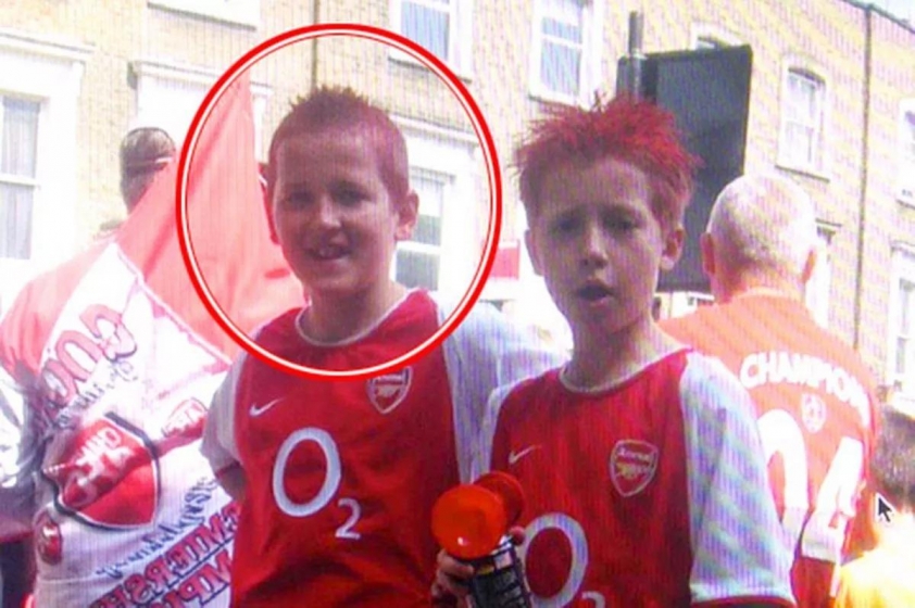 Harry Kane từng là một fan hâm mộ của Arsenal khi còn bé.