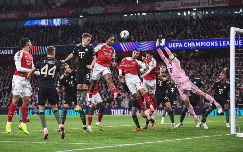 Kimmich chỉ trích Arsenal vì chỉ dựa vào tình huống cố định.