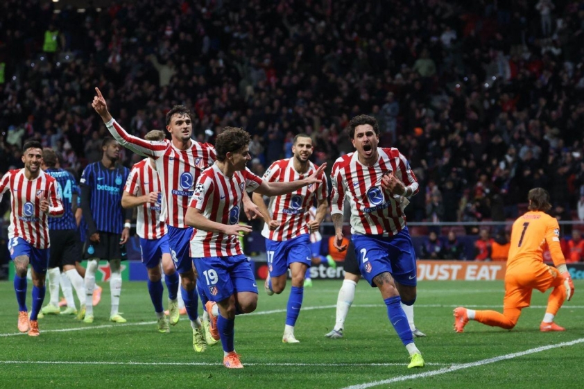 HLV nổi tiếng chỉ đích danh đội bóng mạnh nhất châu Âu thời điểm hiện tại 4 Atletico vừa có được chiến thắng trước chính Inter Milan, đội bóng mà Simeone cho rằng đang mạnh nhất Châu Âu. (Ảnh: Goal)