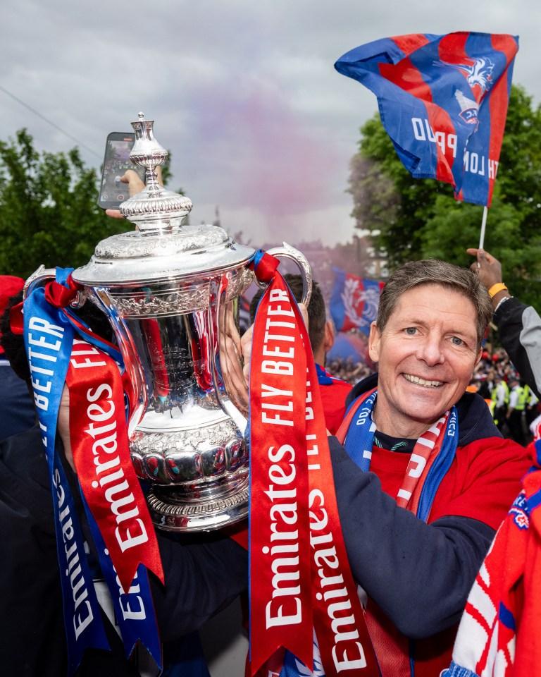 Glasner đang giúp Palace bay cao ở Ngoại hạng Anh - Ảnh: The Sun