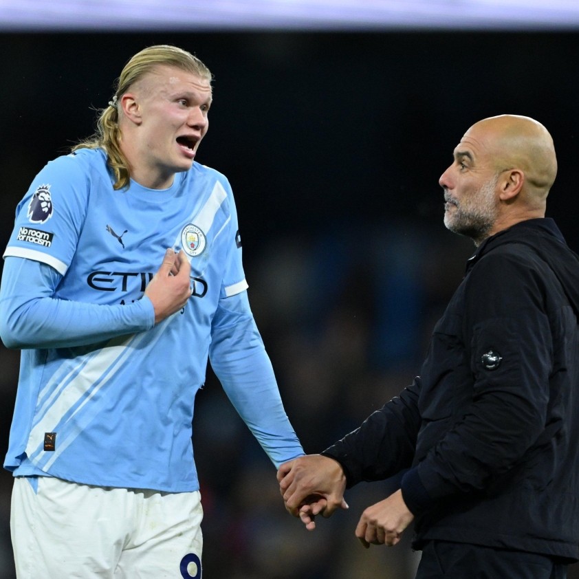 Pep Guardiola phản hồi sau 'khẩu chiến' với Haaland 6 Haaland trải qua ngày thi đấu đầy thất vọng (Ảnh: City Xtra).