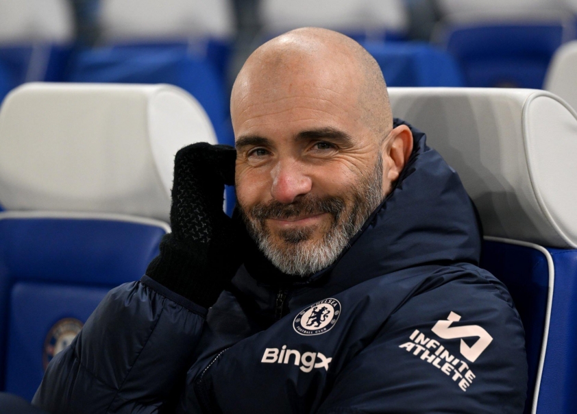 Enzo Maresca hài lòng trước màn trình diễn của các học trò trước Arsenal (Ảnh: ChelseaTalk).