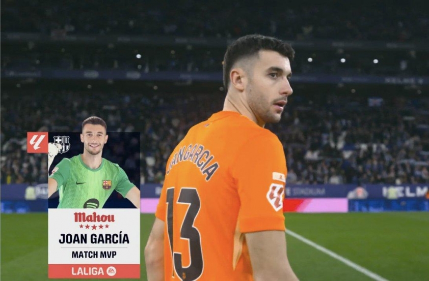 Garcia xứng đáng giải Cầu thủ hay nhất trận - Ảnh: @fcb_elias1