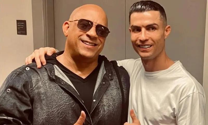 Ronaldo sắp đóng phim hành động với Vin Diesel - Ảnh: Instagram của Ronaldo