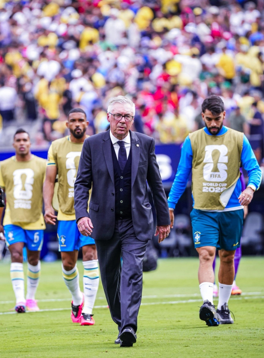 Brazil không sa thải Ancelotti - Ảnh: @MrAncelotti