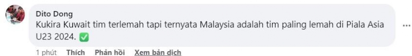 CĐV Đông Nam Á tràn đầy thất vọng về U23 Malaysia sau 3 trận thua 450028
