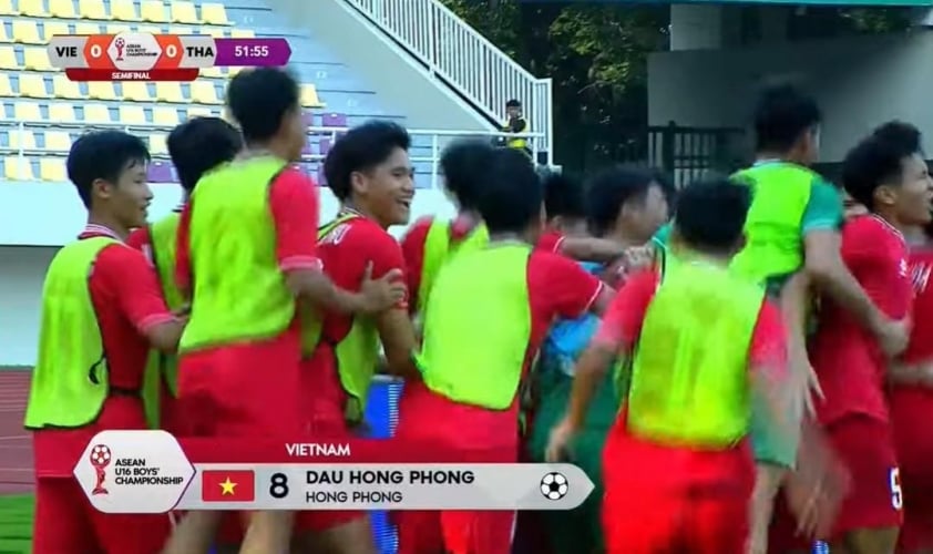Trực tiếp U16 Việt Nam 1-0 U16 Thái Lan: Khai thông bế tắc 490814