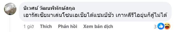 CĐV Thái Lan đồng loạt phản ứng về kết quả trận Việt Nam vs Nga 523444