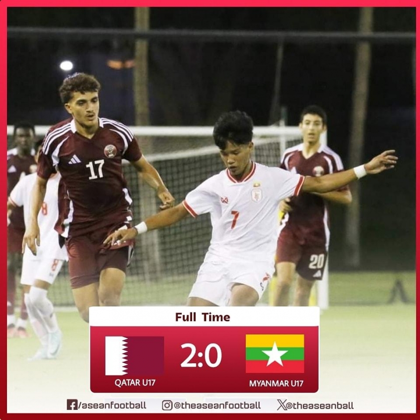 U17 Myanmar Thất Thủ Trước Qatar Trước Vòng Loại U17 Châu Á 2025