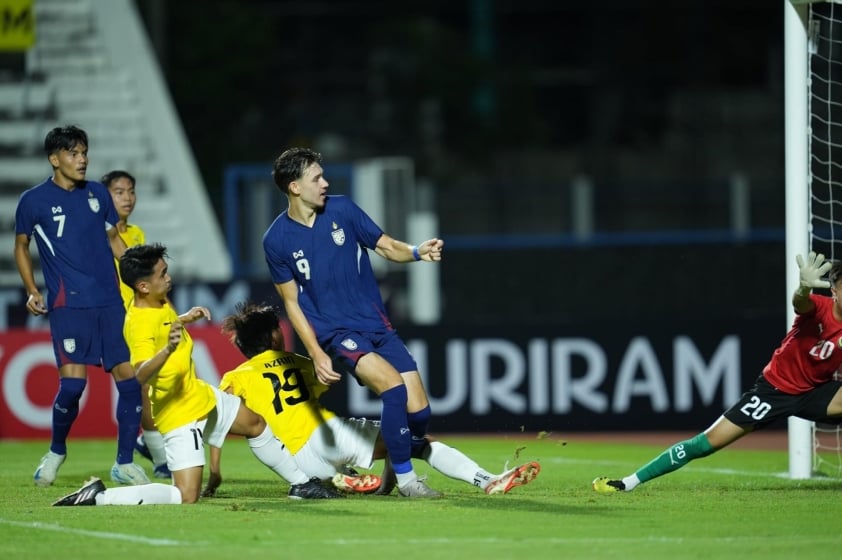 U20 Thái Lan Vượt Lên Dẫn Đầu Bảng H Sau Chiến Thắng Nghẹt Thở Trước Brunei