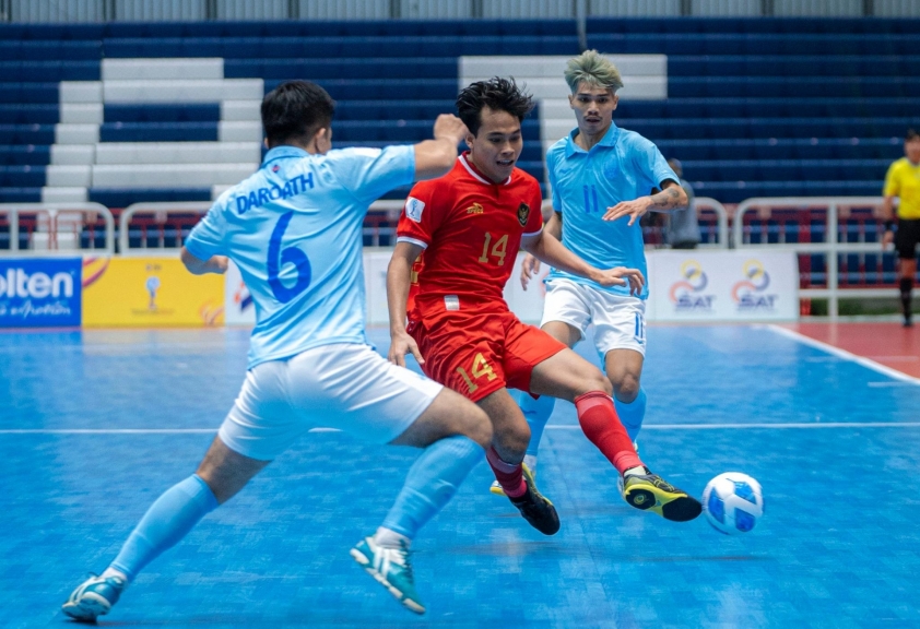 Campuchia thua đậm 9 bàn trận chia tay giải futsal Đông Nam Á 552751