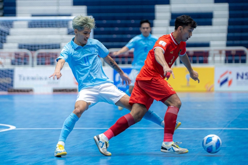 ĐT futsal Indonesia thắng đậm Campuchia ở trận ra quân (Ảnh: Cambodia Futsal)