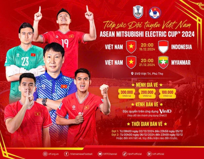 NHM nhận thông báo quan trọng về trận ĐT Việt Nam vs Indonesia ở AFF Cup 563282