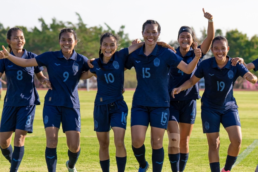 ĐT nữ Campuchia chạm trán Đông Timor ở bán kết AFF Cup (Ảnh: FFC)