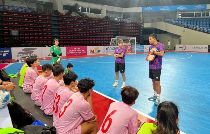 ĐT Futsal Nữ Việt Nam Hội Quân, Hừng Hực Khí Thế Chuẩn Bị Vòng Loại Châu Á