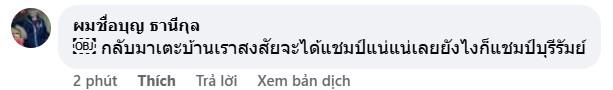 CĐV Thái Lan thốt lên về trận Buriram cầm hòa CAHN 634807