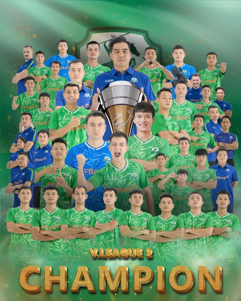 Vô địch sớm, Phù Đổng Ninh Bình thăng hạng V-league 636261