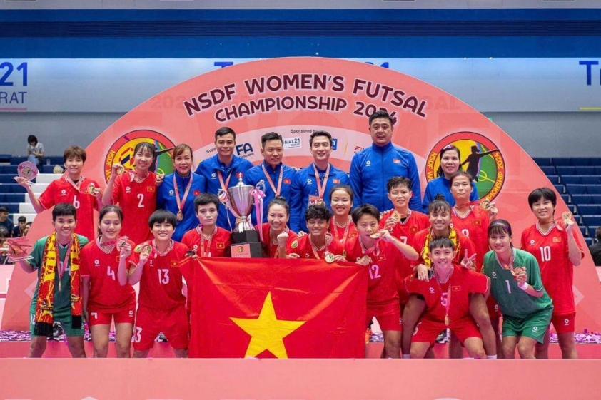 Đội tuyển futsal nữ Việt Nam bắt đầu hành trình hướng đến Giải vô địch châu Á 2024