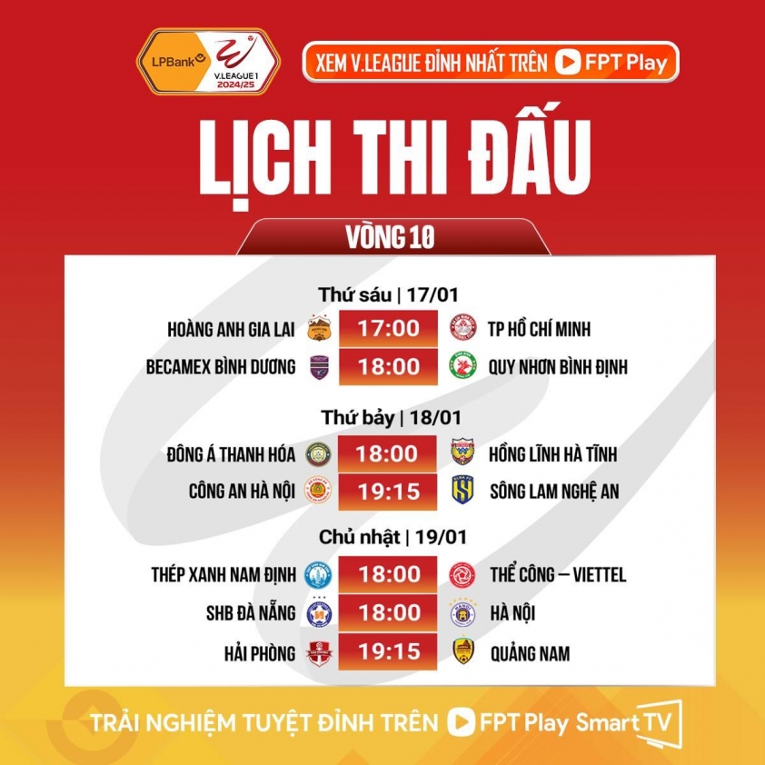 Lịch thi đấu vòng 10 V-League 2024: VAR phủ sóng toàn bộ!! 583329