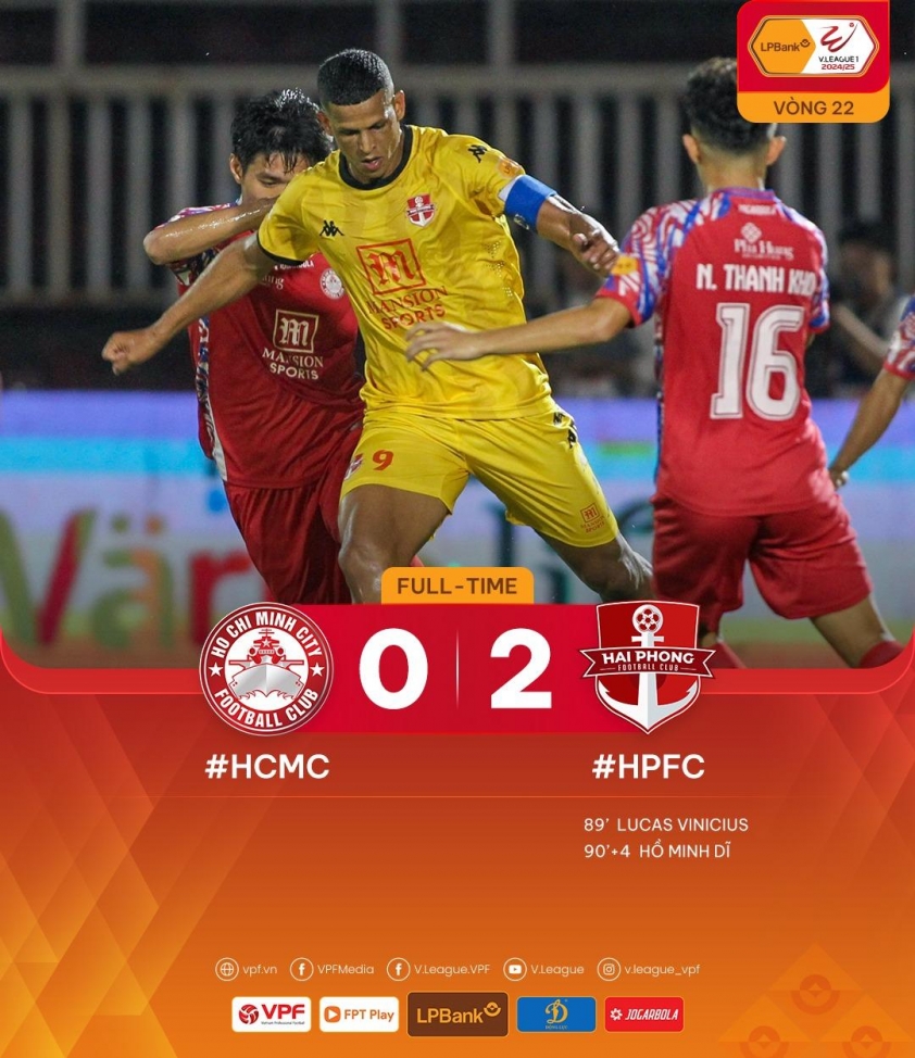Trực tiếp TPHCM vs Hải Phòng, 19h15 hôm nay 9/5 632558