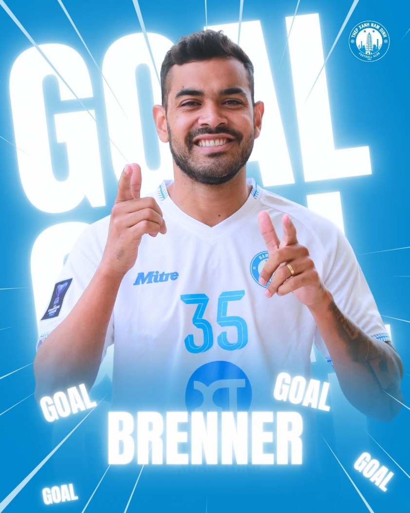 Trực tiếp SLNA 0-1 Nam Định: Brenner mở tỉ số sớm 640521