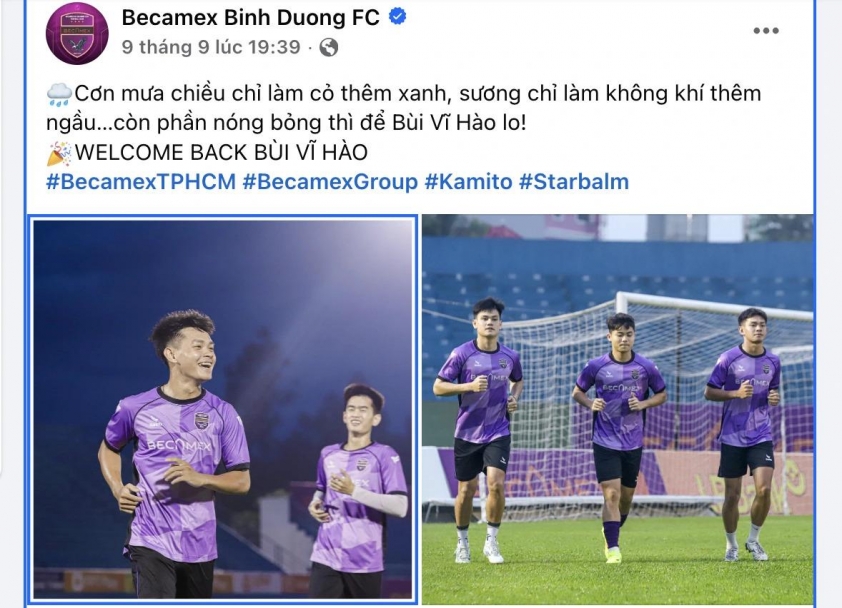 Bùi Vĩ Hào không được đăng ký ở V-League 703728