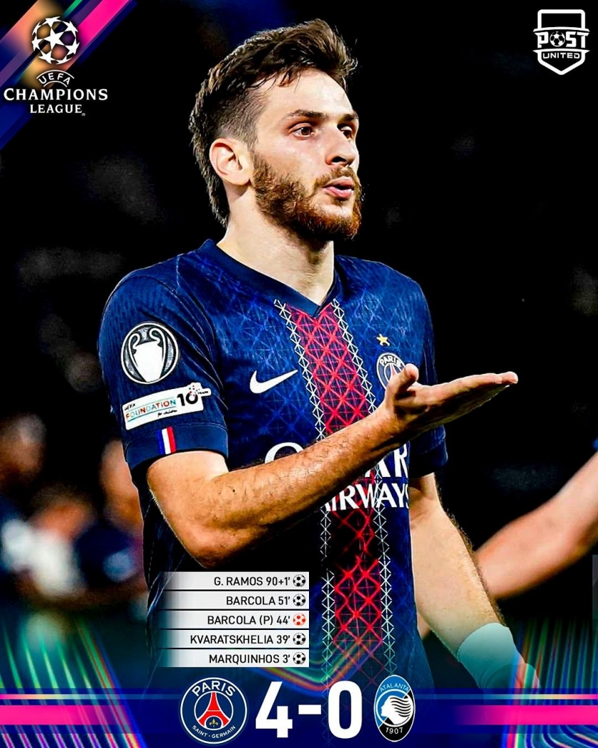 Trực tiếp PSG vs Atalanta, 2h00 hôm nay 18/9 706402