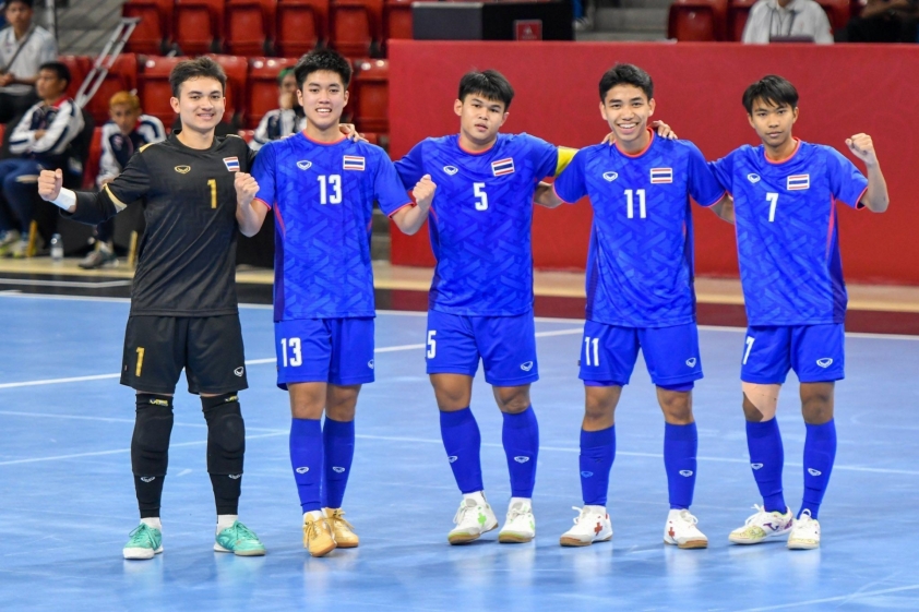 Thái Lan đè bẹp đối thủ 6-2, làm nên lịch sử tại giải châu Á 3 Đội U16 futsal Thái Lan giành huy chương Đồng ở giải châu Á