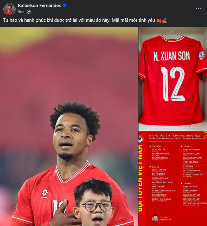 Xuân Sơn bày tỏ cảm xúc khi trở lại ĐT Việt Nam 3 Xuân Son hào hứng trở lại đội tuyển Việt Nam