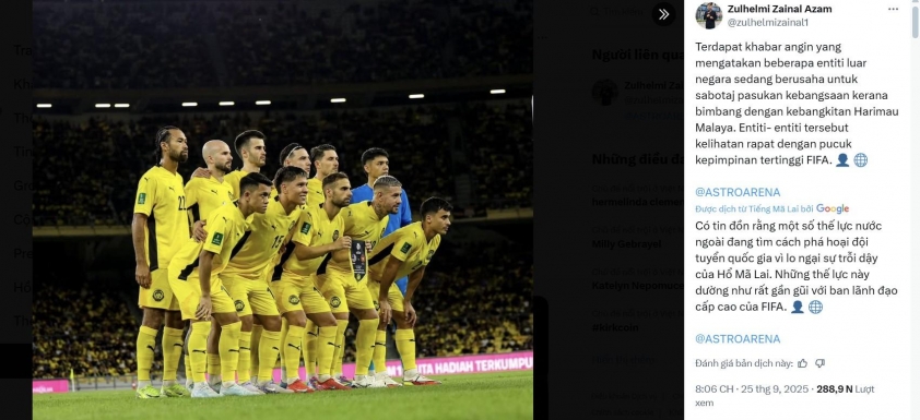 Chuyên gia Malaysia: 'Có thế lực khác tố cáo chúng tôi với FIFA' 5 Screenshot_114