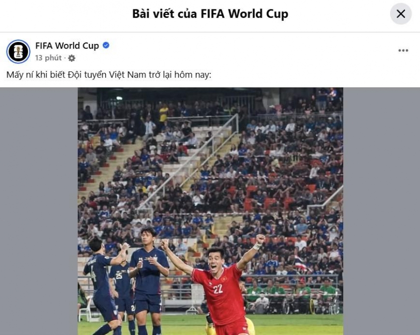 FIFA bất ngờ nhắc tên đội tuyển Việt Nam trước trận gặp Nepal 718884