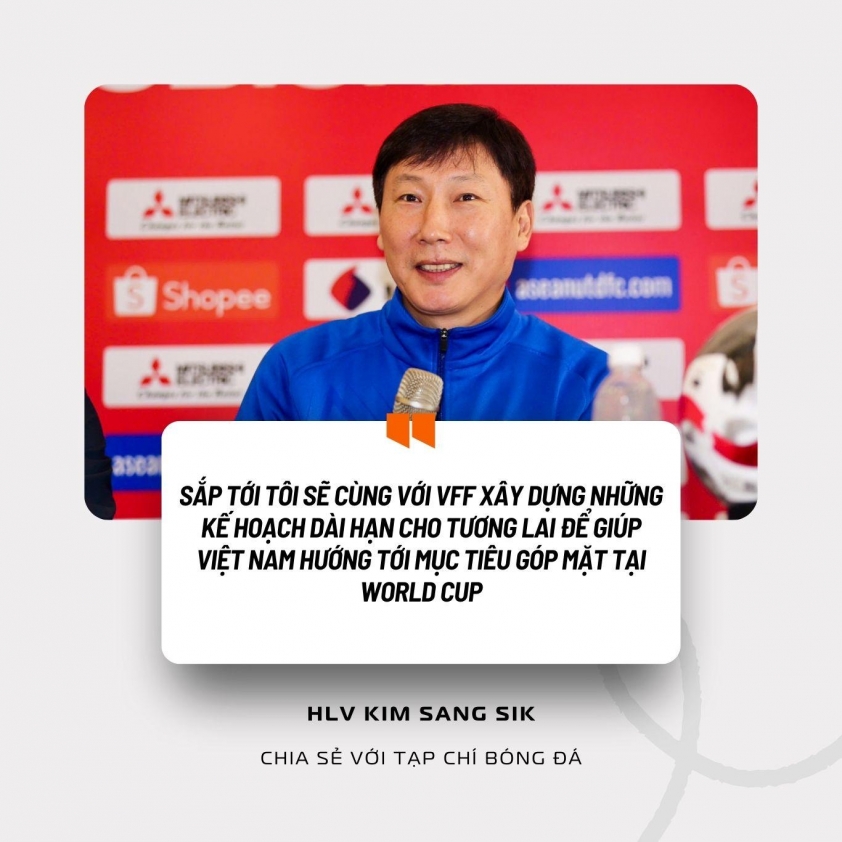 HLV Kim Sang-sik tiết lộ kế hoạch World Cup của bóng đá Việt Nam 785141