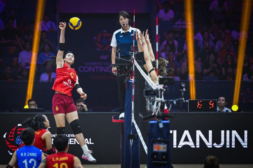 Trực tiếp bóng chuyền nữ Việt Nam 0-2 Trung Quốc: Nỗ lực bất thành