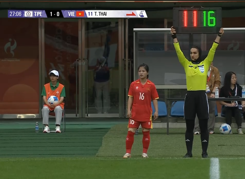 Trực tiếp nữ Việt Nam 0-1 Đài Bắc Trung Hoa: Bàn thua đến sớm