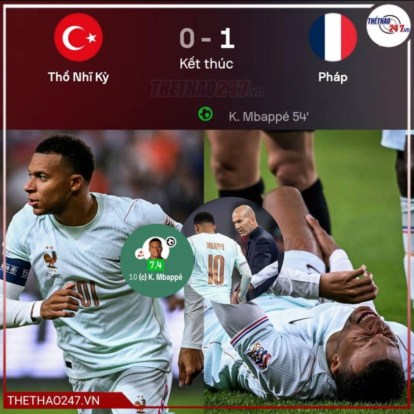 Mbappe tỏa sáng, Zidane khởi đầu như mơ cùng tuyển Pháp