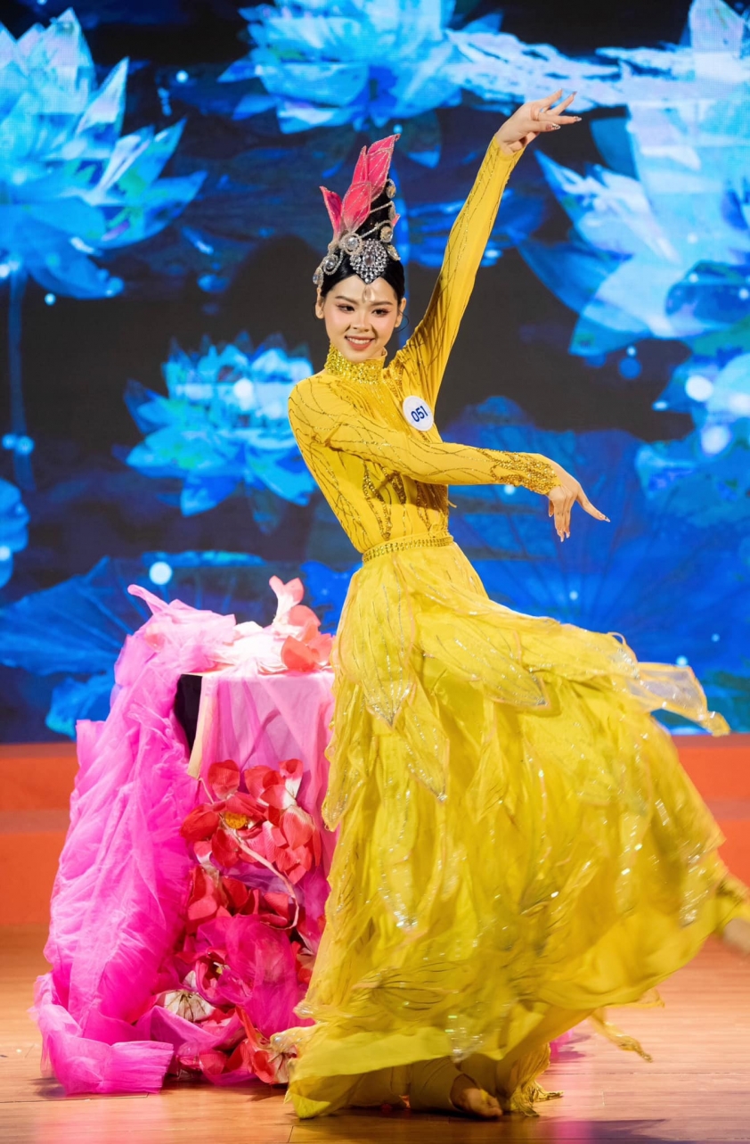 Hoa khôi bóng chuyền giành vé đầu tiên vào Top 20 Miss World Vietnam 2023 305588