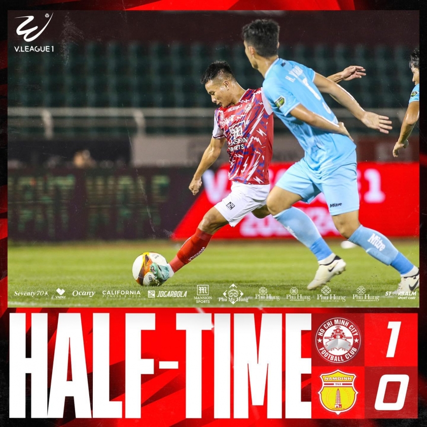 Trực tiếp TP.HCM 1-0 Nam Định: Siêu phẩm mở tỷ số! 481469
