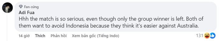 Việt Nam thắng Thái Lan, CĐV Indonesia đồng loạt phản ứng 553188Việt Nam thắng Thái Lan, CĐV Indonesia đồng loạt phản ứng 553188