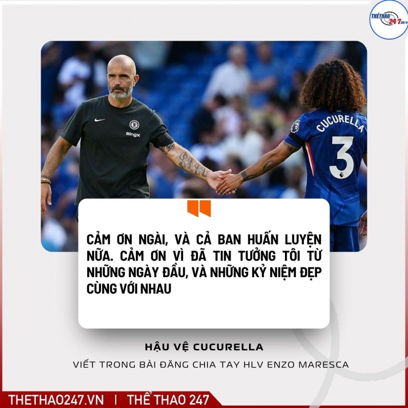 Nhà vô địch Euro lên tiếng khi Chelsea sa thải Enzo Maresca 771646