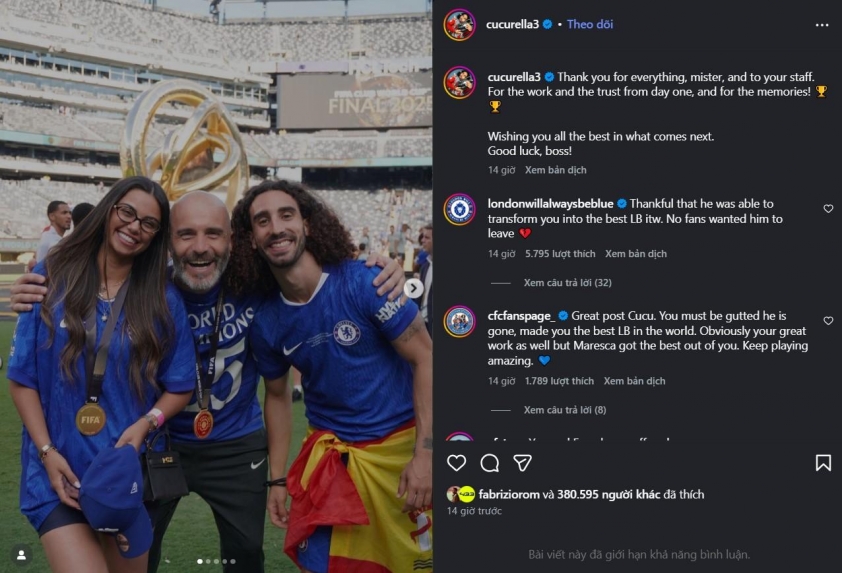 Nhà vô địch Euro lên tiếng khi Chelsea sa thải Enzo Maresca 771616