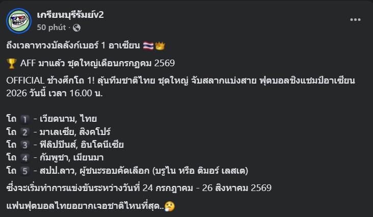 Truyền thông Thái Lan đưa ra 'tối hậu thư' cho đội nhà 779119